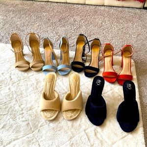 6 Pairs of Heels